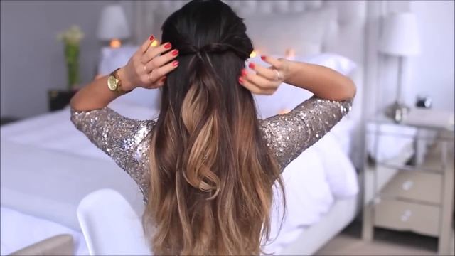 ПОЛУСОБРАННАЯ ПРИЧЕСКА прически на каждый день видео урок смотреть онлайн