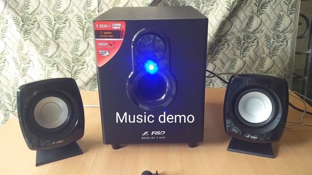 F&D F-203G 2.1 channel speaker.. Bought in just 900..lets see, this speaker deserve that much.. смотреть онлайн
