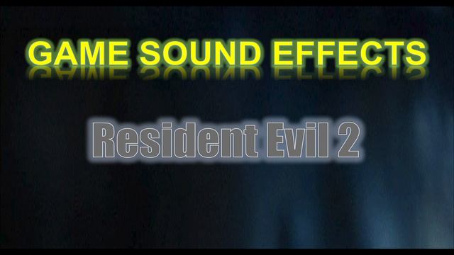 Resident Evil 2 Sound Effects - Cursor Error смотреть онлайн