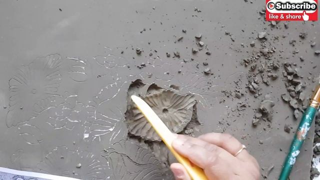 How to make clay relief mural... смотреть онлайн