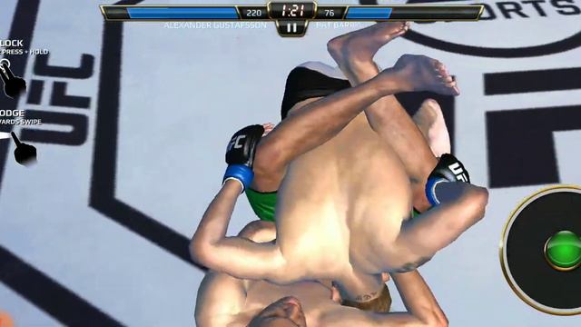 UFC Mobile Alexander Gustafsson VS Pat Barry смотреть онлайн