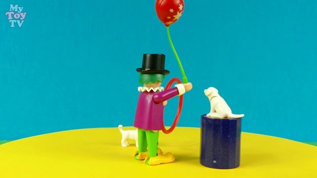 Playmobil Circus Clown Balloon Dogs | Zirkus Clown mit Hunden смотреть онлайн