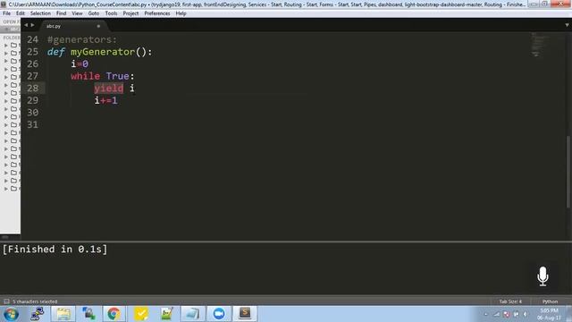 Classes; Generators; Decorators смотреть онлайн