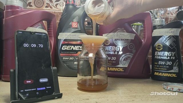 Тест масел -32 Форд Вольво 5w30 Маннолы 5w20 и 5w30 JP Японо Корейские моторы