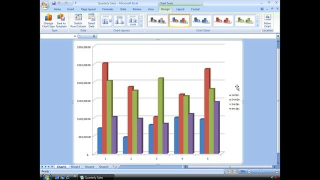Excel Basics: Create a chart смотреть онлайн
