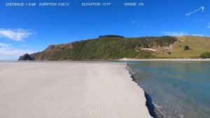 Virtual Run Beach | Virtual Running Videos | 40 Minutes 4K UHD 60 | GoPro Hero 9 Black