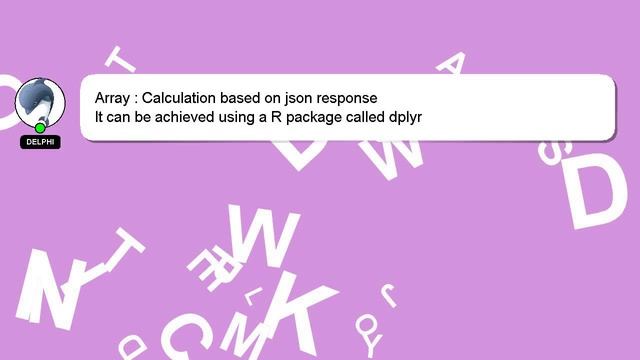 Array : Calculation based on json response смотреть онлайн