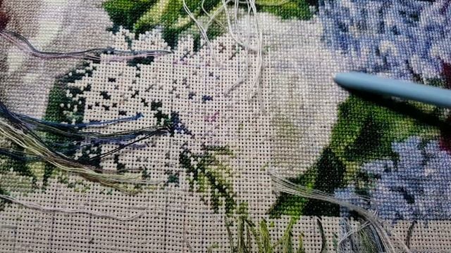 Вышивка и мой сад. Итоги и процессы месяца. Июль 2022г. 1 часть смотреть онлайн