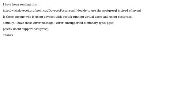 DevOps & SysAdmins: Fedora 17 postfix postgresql support смотреть онлайн
