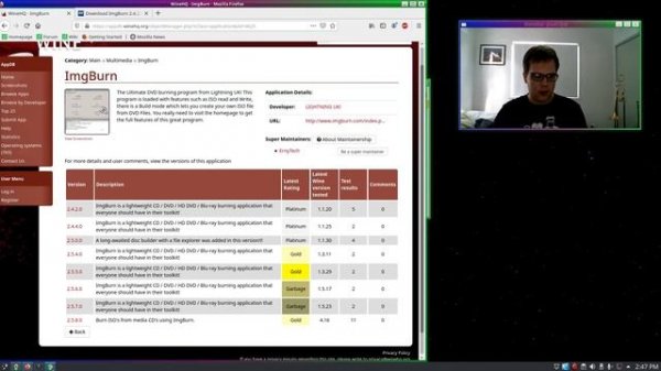 How to install ImgBurn on Linux