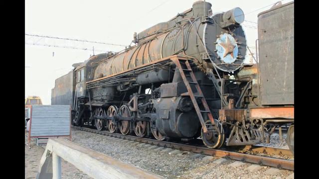 Паровозы на станции Вязьма Locomotives at Vyazma station смотреть онлайн