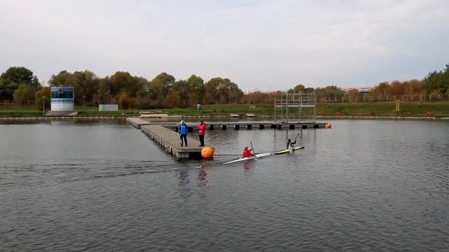 Первенство МГФСО по гребле на байдарке и каноэ 17 октября 2015. Заезд К-1м. 00-01г.5000м смотреть онлайн