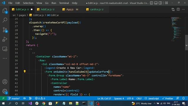 Part-5 |ReactJS(v18) | Redux Toolkit | State Management | CRUD Example смотреть онлайн