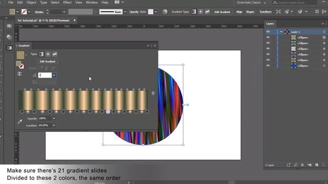 Chromatic Pattern - illustrator tutorial смотреть онлайн