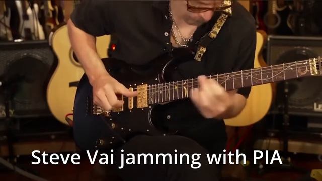 Steve Vai jam with PIA смотреть онлайн