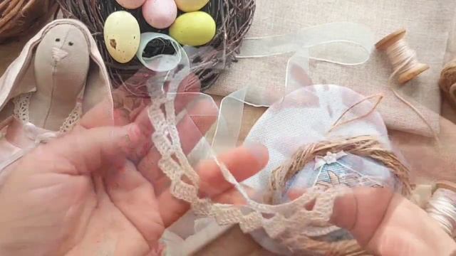 FlossTube#15. Easter Cross Stitch Collection - Rabbit Basket and Rabbit Lullaby. English subtitles. смотреть онлайн