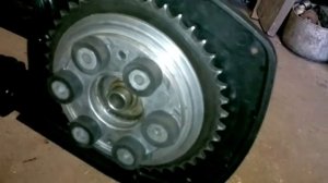 Как поставить цепь при сборке кожуха задней звезды мотоцикла Минск