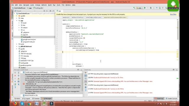 Annotation processors must be explicitly declared now ,compile classpath are found смотреть онлайн