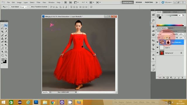 Change dress and hair color in adobe photoshop tutorial in urdu/ hindi смотреть онлайн