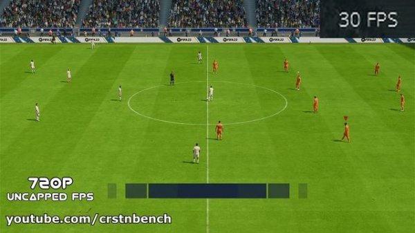 Intel Core i3 1215U \ Intel UHD Graphics \ FIFA 23 @720p uncapped / 30FPS cap - benchmark (16GB RAM