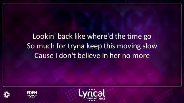 EDEN - XO (Lyrics)