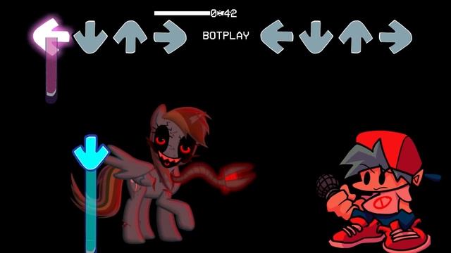 Friday Night Funkin - All My Litte Pony Mods in FNF / FNF Mod смотреть онлайн