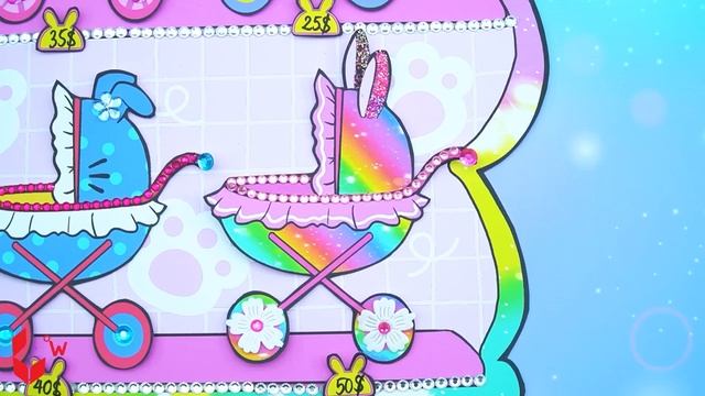 DIY Paper Dolls & Cartoon - Rainbow Family VS Poor Family Quietbook - Barbie's New Home Handmade