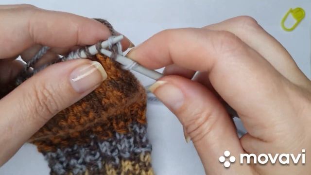 Вязаные носки с квадратной пяткой и манжетой жгутиками. смотреть онлайн