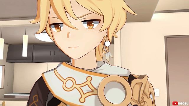 Hu Tao calls Aether Onii Chan | Genshin Impact смотреть онлайн