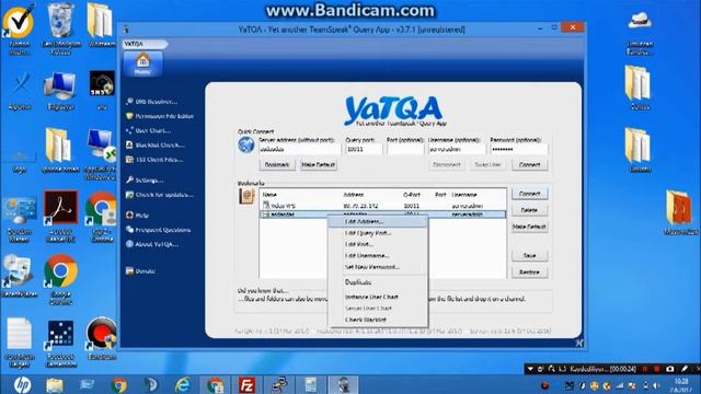 YaTQA - Query Port Değiştirme