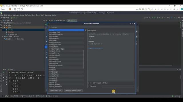 Ćw 6: numpy смотреть онлайн