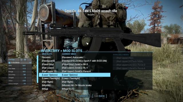 Fallout 4: Zenit AK-74M Mod Showcase смотреть онлайн