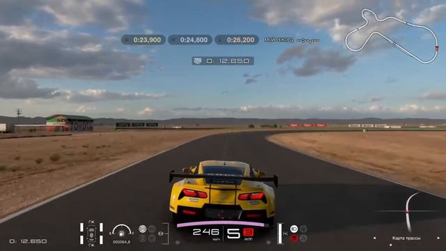 Gran Turismo Sport прохождение трассы Willow Springs International Raceway: Big Willow