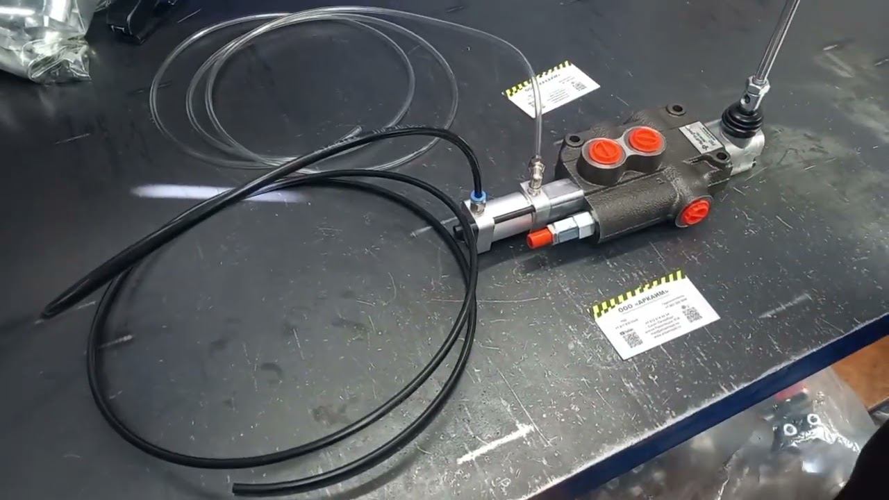 Дублирующее пневмоуправление гидрораспределителем Р40 или Р80 смотреть онлайн