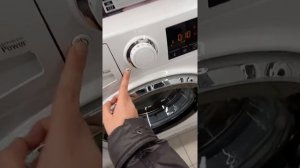 видео как включить отжим на стиральной машинке Ariston А зачем сброс программы
