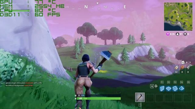 Fortnite Battle Royale GTX 1060 Notebook/Laptop FPS TEST EPIC SETTINGS смотреть онлайн