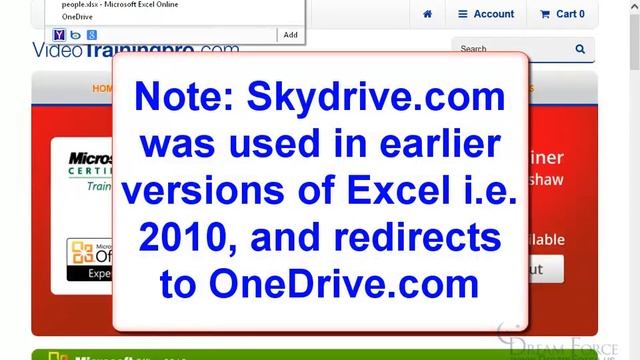 Microsoft Excel 2016: Share Excel using the OneDrive смотреть онлайн