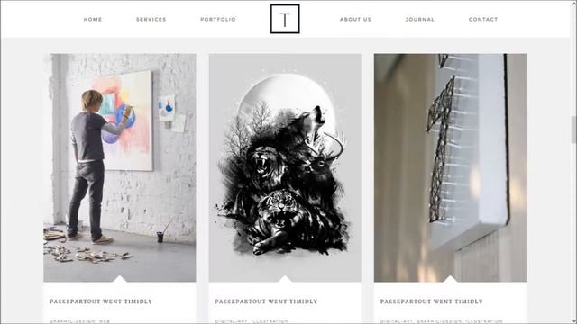 T ONE Clean & Minimal WordPress Theme смотреть онлайн
