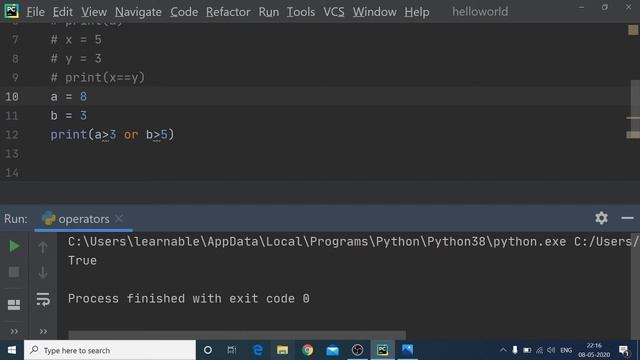 #6 Python Operators in Tamil | Python Tutorial for Beginners | Learnable смотреть онлайн