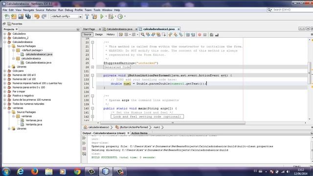 Calculadora Basica en Java Netbeans 8.0 Botones смотреть онлайн