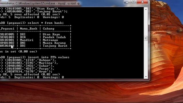Latihan Database Mysql cmd Join cross inner | Mhasiswa STMIK AMIK Bandung смотреть онлайн