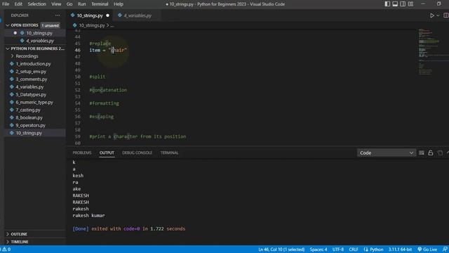 10. Strings in Python Complete tutorial | By GWiz Academy | Certificate Included смотреть онлайн