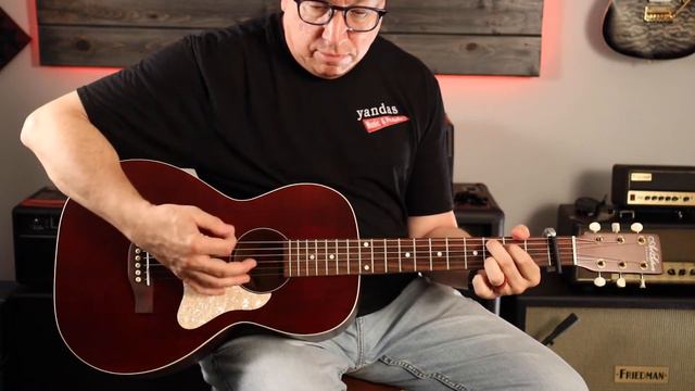 Art & Lutherie Roadhouse Parlor Acoustic Guitar Tone Lounge Music Only Demo смотреть онлайн