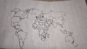 я нарисовал карту мира