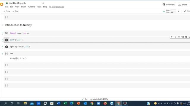 How to create 1 Numpy Array смотреть онлайн