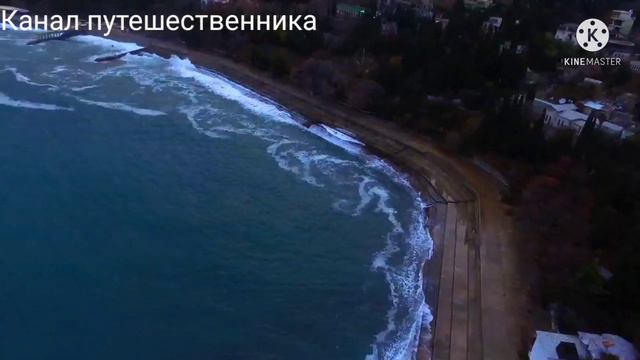 Крым ноябрь 2021.Чëрное море. Первый полёт на квадрокоптере Фонтом 3 смотреть онлайн