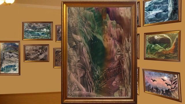 "Энкаустика" Людмилы Пучкиной, май 2016 (рисунки утюгом) смотреть онлайн