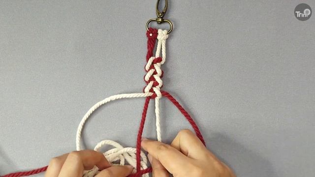 DIY Macrame Wristlet Keychain | How to Make Macrame Keychain смотреть онлайн