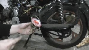 Мопед АльфА-подключаем тахометр