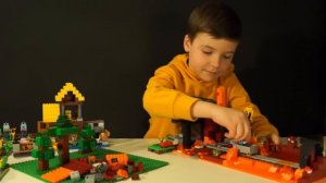 Лего Бой в Подземелье для НУБика Майнкрафт LEGO Minecraft